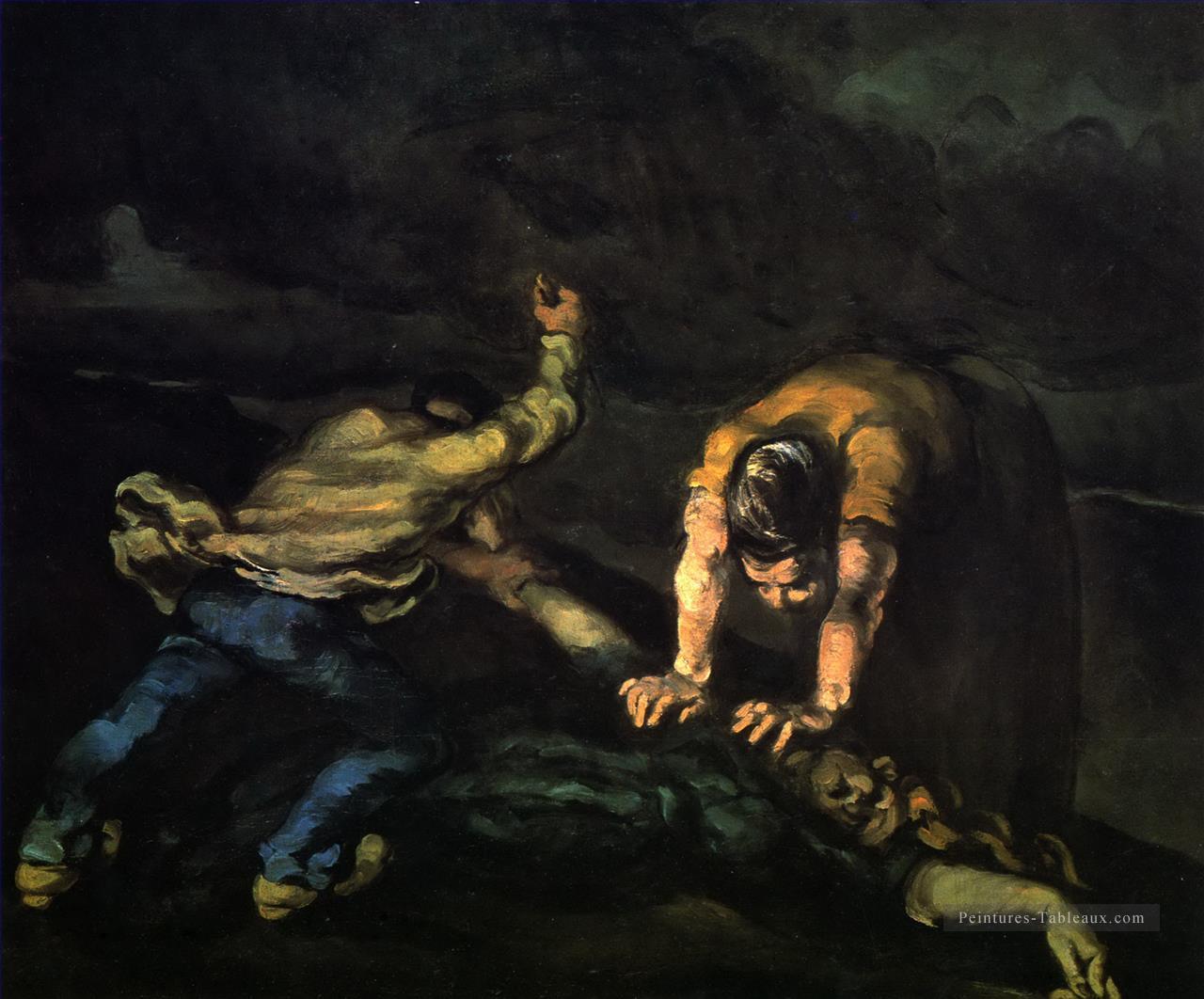 Le meurtre Paul Cézanne Peintures à l'huile